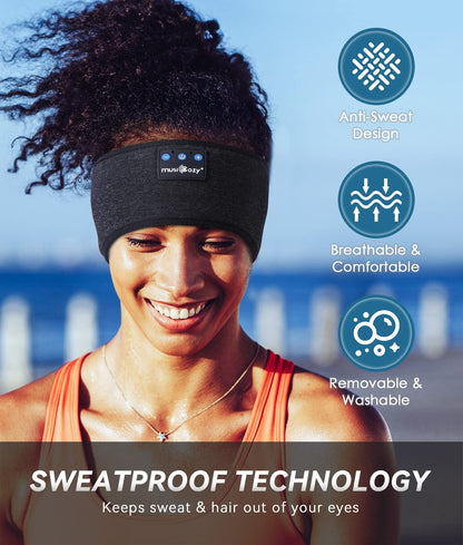 Auriculares Inalámbricos Con Bluetooth Y Diadema Para Dormir Con Música